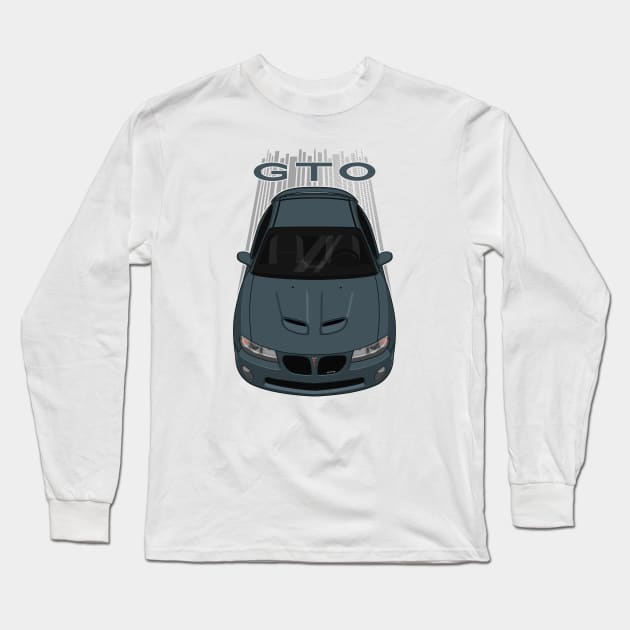 Pontiac GTO 2004-2006 - Cyclone Gray Long Sleeve T-Shirt by V8social